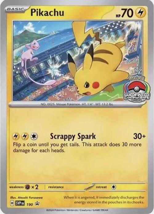 Pikachu (190) [Scarlet & Violet: Black Star Promos] | Jack's On Queen