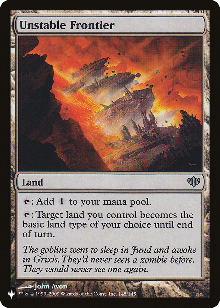 Unstable Frontier [The List] | Jack's On Queen