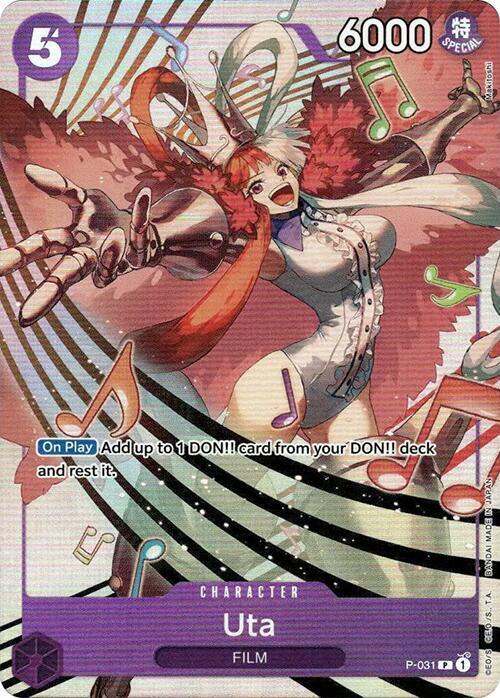 Uta - P-031 (Premium Card Collection -Uta-) (P-031) [One Piece Promotion Cards] | Jack's On Queen