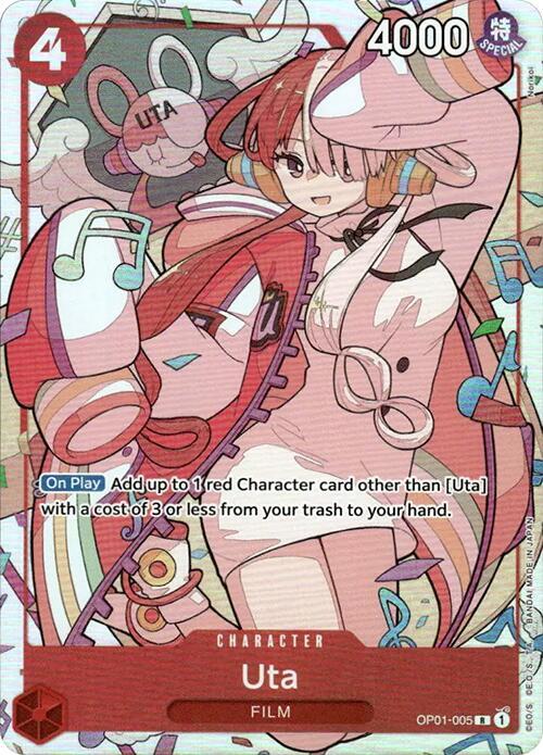 Uta - OP01-005 (Premium Card Collection -Uta-) (OP01-005) [One Piece Promotion Cards] | Jack's On Queen