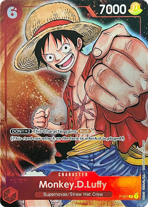 Monkey.D.Luffy (Premium Card Collection -BANDAI CARD GAMES Fest. 23-24 Edition-) (P-001) [One Piece Promotion Cards] | Jack's On Queen