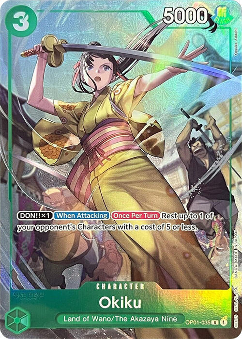 Okiku (Premium Card Collection -BANDAI CARD GAMES Fest. 23-24 Edition-) (OP01-035) [One Piece Promotion Cards] | Jack's On Queen