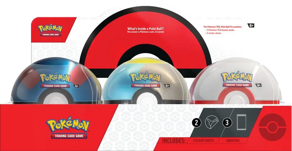 Poke Ball Tin Display (Winter 2024) | Jack's On Queen