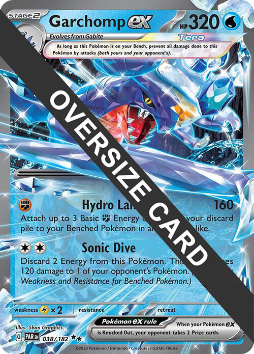 Garchomp ex (038) (Jumbo Card) [Scarlet & Violet: Black Star Promos] | Jack's On Queen