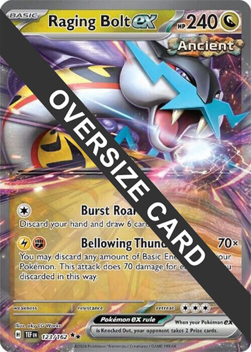 Raging Bolt ex (123) (Jumbo Card) [Scarlet & Violet: Temporal Forces] | Jack's On Queen