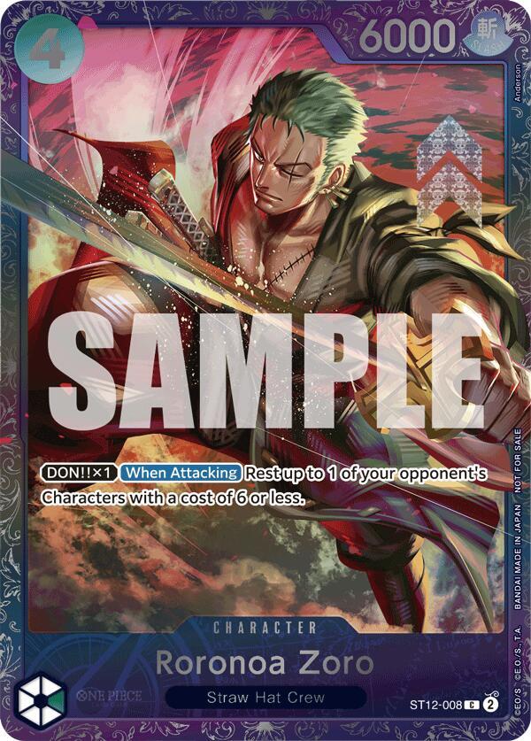 Roronoa Zoro (Treasure Cup 2024) (ST12-008) [One Piece Promotion Cards] | Jack's On Queen