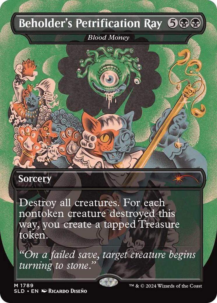 Beholder's Petrification Ray - Blood Money [Secret Lair Drop Series] | Jack's On Queen
