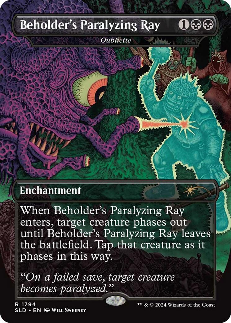 Beholder's Paralyzing Ray - Oubliette [Secret Lair Drop Series] | Jack's On Queen