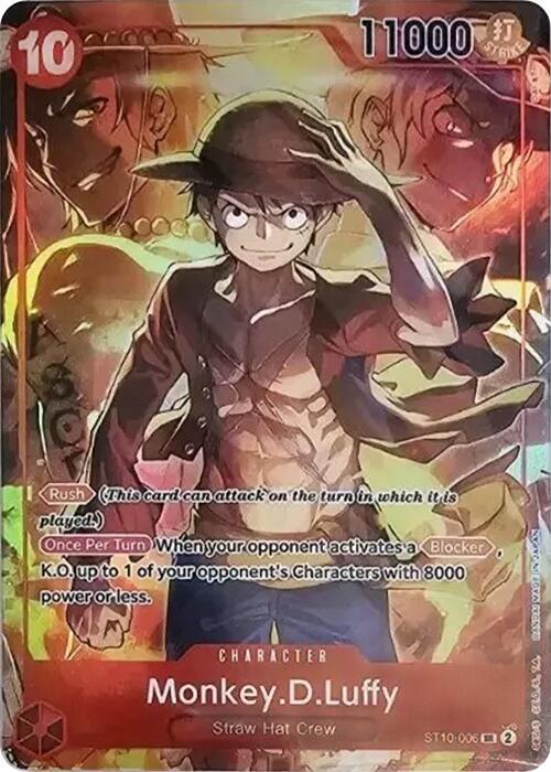Monkey.D.Luffy (Treasure Booster Set) (ST10-006) [One Piece Promotion Cards] | Jack's On Queen