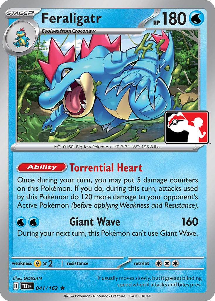 Feraligatr (041/162) [Prize Pack Series Five] | Jack's On Queen