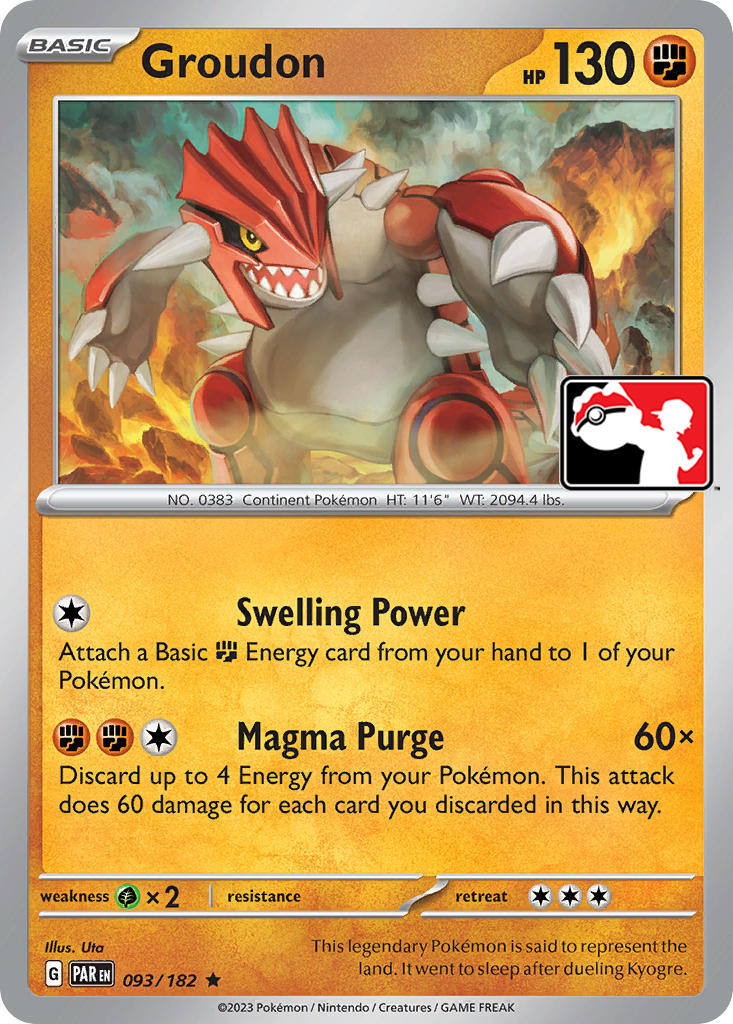 Groudon (093/182) [Prize Pack Series Five] | Jack's On Queen