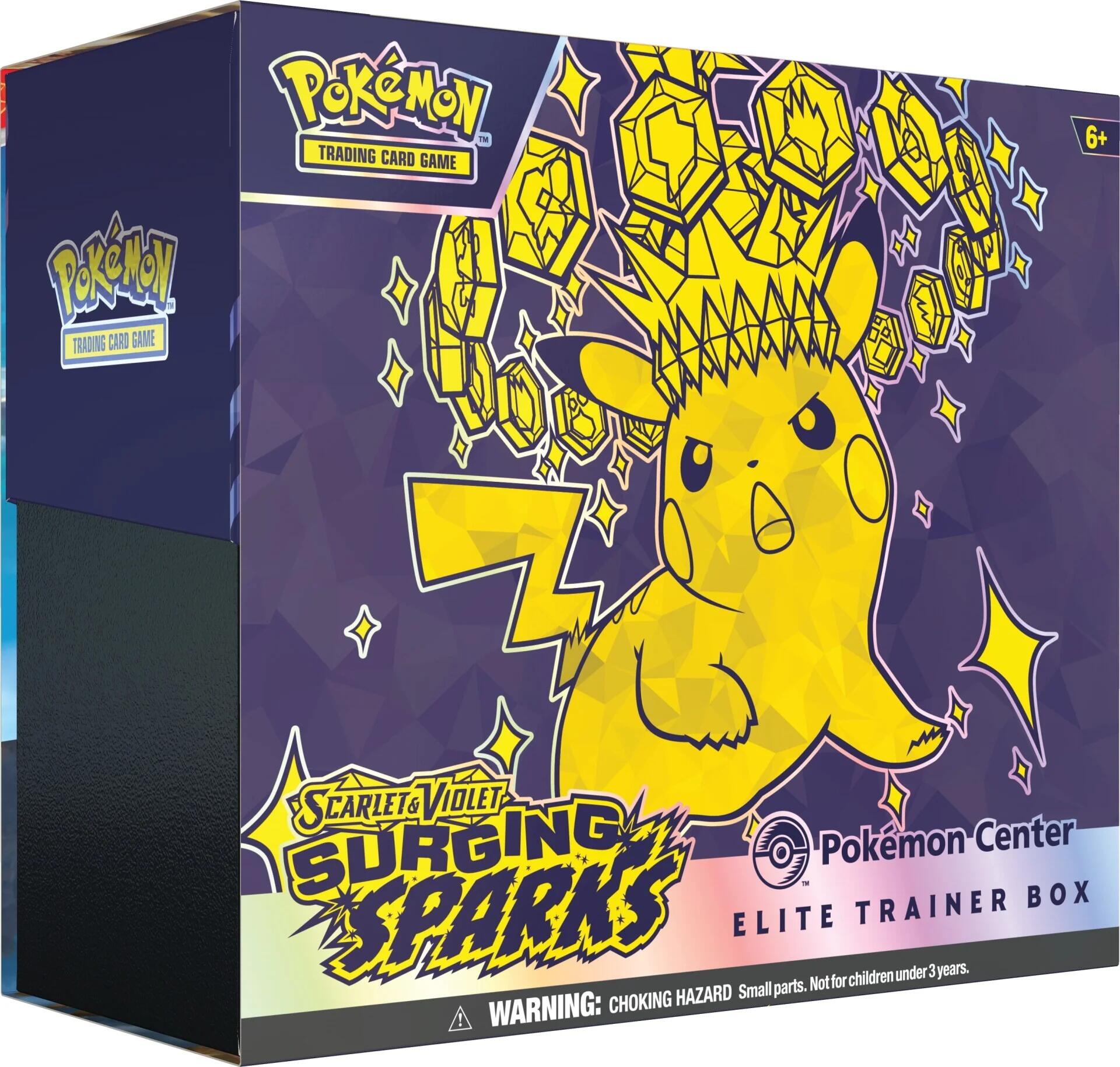 Scarlet & Violet: Surging Sparks - Elite Trainer Box (Pokemon Center Exclusive) | Jack's On Queen