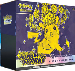 Scarlet & Violet: Surging Sparks - Elite Trainer Box (Pokemon Center Exclusive) | Jack's On Queen