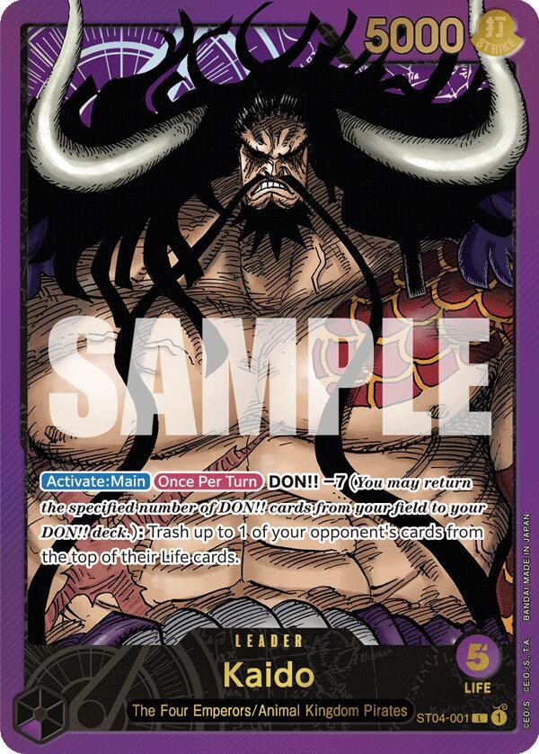 Kaido (Premium Card Collection -Leader Collection-) (ST04-001) [One Piece Promotion Cards] | Jack's On Queen