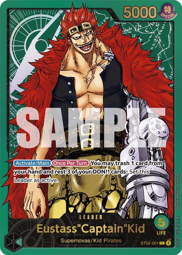 Eustass"Captain"Kid (Premium Card Collection -Leader Collection-) (ST02-001) [One Piece Promotion Cards] | Jack's On Queen