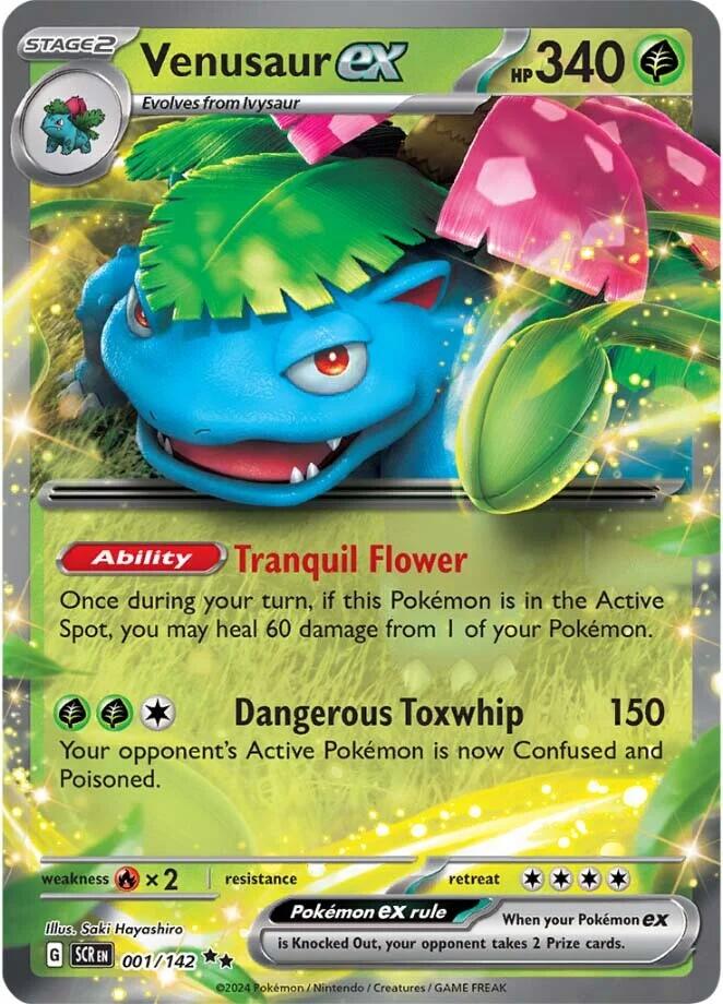 Venusaur ex (001/142) [Scarlet & Violet: Stellar Crown] | Jack's On Queen