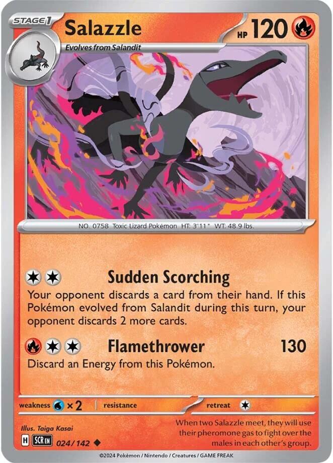 Salazzle (024/142) [Scarlet & Violet: Stellar Crown] | Jack's On Queen