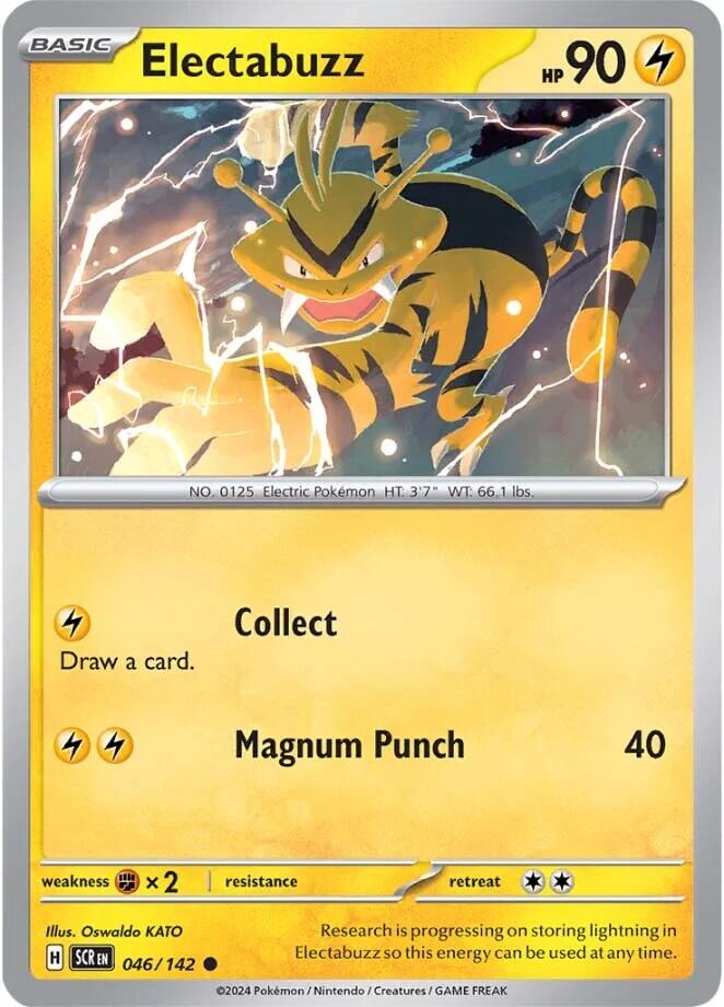 Electabuzz (046/142) [Scarlet & Violet: Stellar Crown] | Jack's On Queen