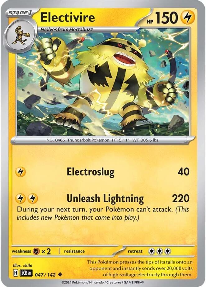 Electivire (047/142) [Scarlet & Violet: Stellar Crown] | Jack's On Queen