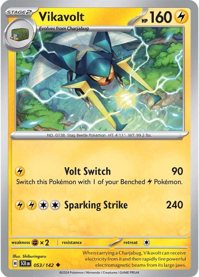 Vikavolt (053/142) [Scarlet & Violet: Stellar Crown] | Jack's On Queen