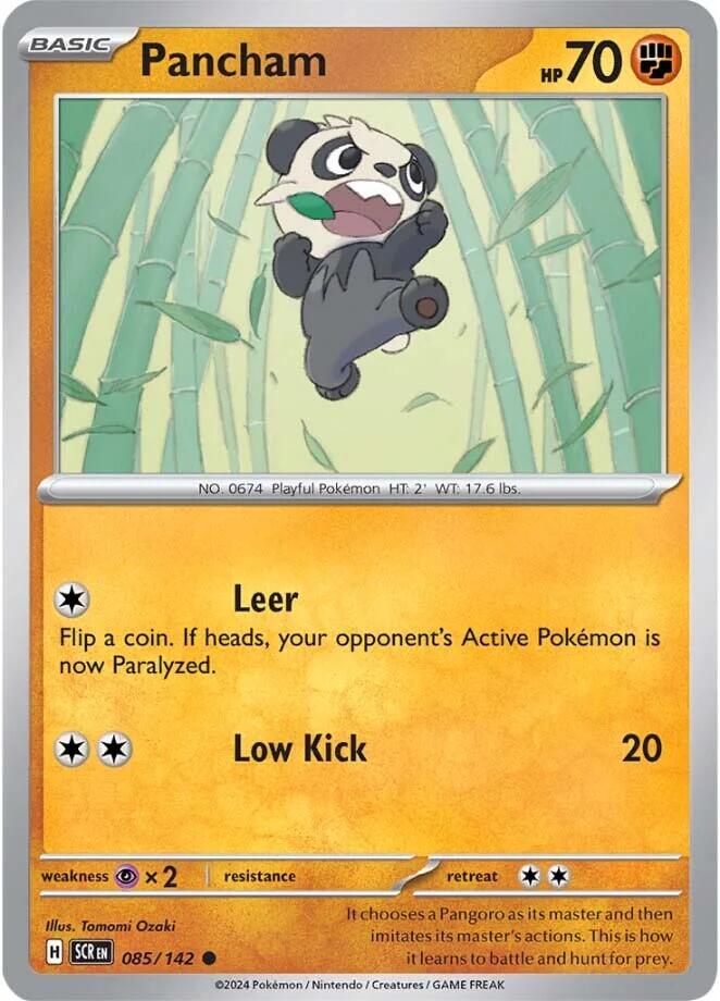 Pancham (085/142) [Scarlet & Violet: Stellar Crown] | Jack's On Queen