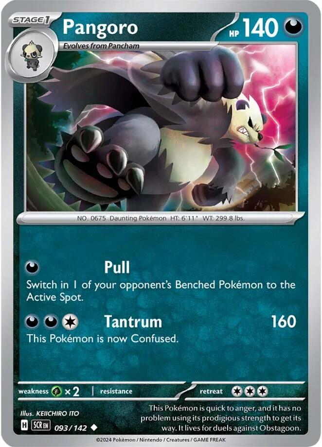 Pangoro (093/142) [Scarlet & Violet: Stellar Crown] | Jack's On Queen