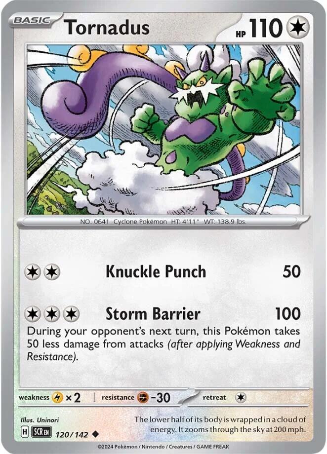Tornadus (120/142) [Scarlet & Violet: Stellar Crown] | Jack's On Queen