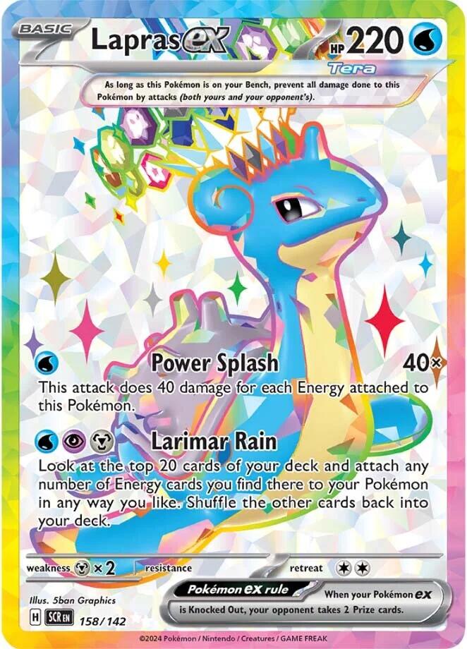 Lapras ex (158/142) [Scarlet & Violet: Stellar Crown] | Jack's On Queen