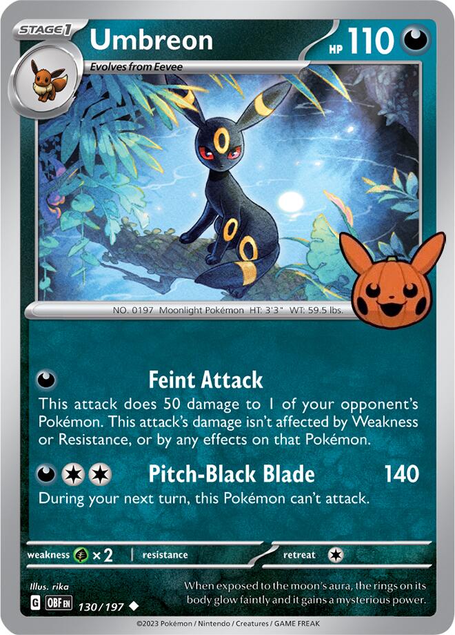 Umbreon (130/197) [Trick or Trade 2024] | Jack's On Queen