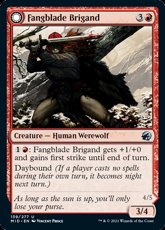 Fangblade Brigand // Fangblade Eviscerator [Innistrad: Midnight Hunt] | Jack's On Queen
