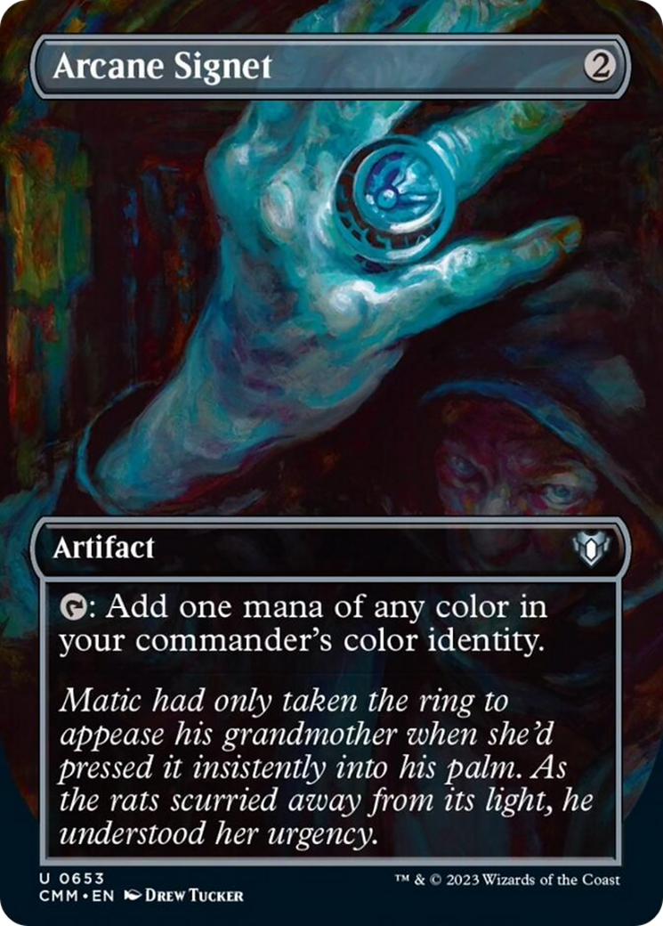 Arcane Signet (Borderless Alternate Art) [Commander Masters] | Jack's On Queen