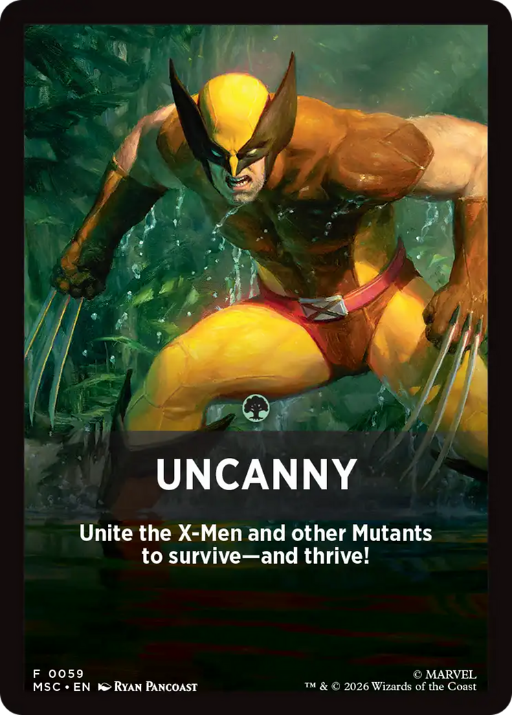 Uncanny Theme Card [Marvel Super Heroes Commander] | Jack's On Queen