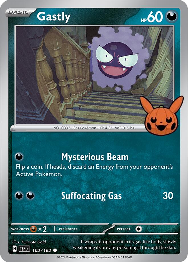 Gastly (102/162) [Trick or Trade 2024] | Jack's On Queen