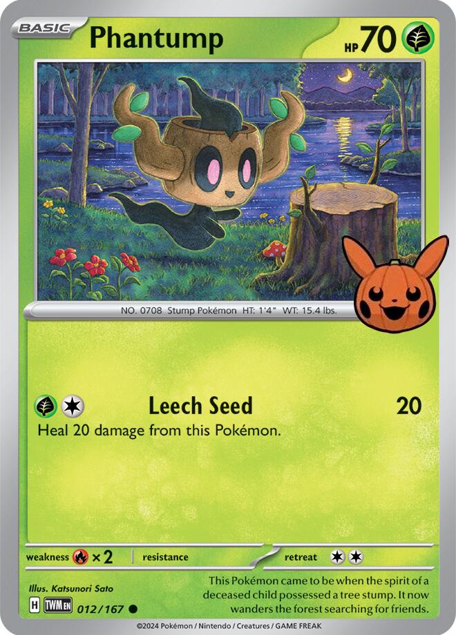 Phantump (012/167) [Trick or Trade 2024] | Jack's On Queen