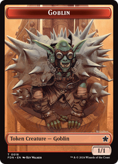 Goblin // Treasure Double-Sided Token [Foundations Tokens] | Jack's On Queen