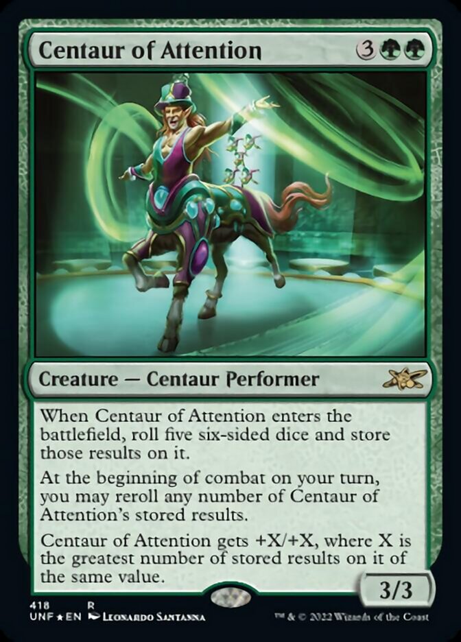Centaur of Attention (Galaxy Foil) [Unfinity] | Jack's On Queen