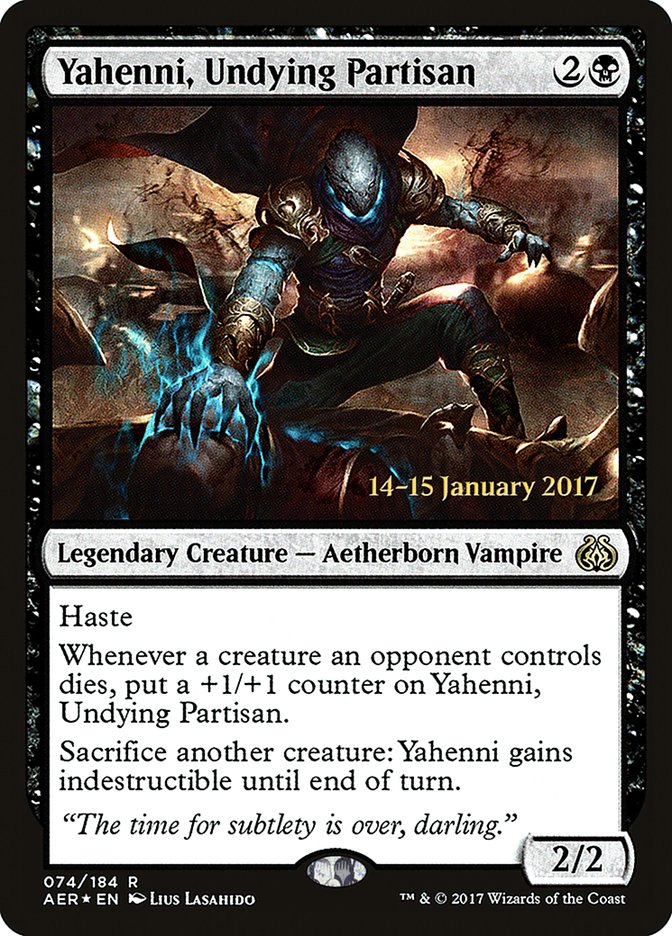 Yahenni, Undying Partisan [Aether Revolt Prerelease Promos] | Jack's On Queen