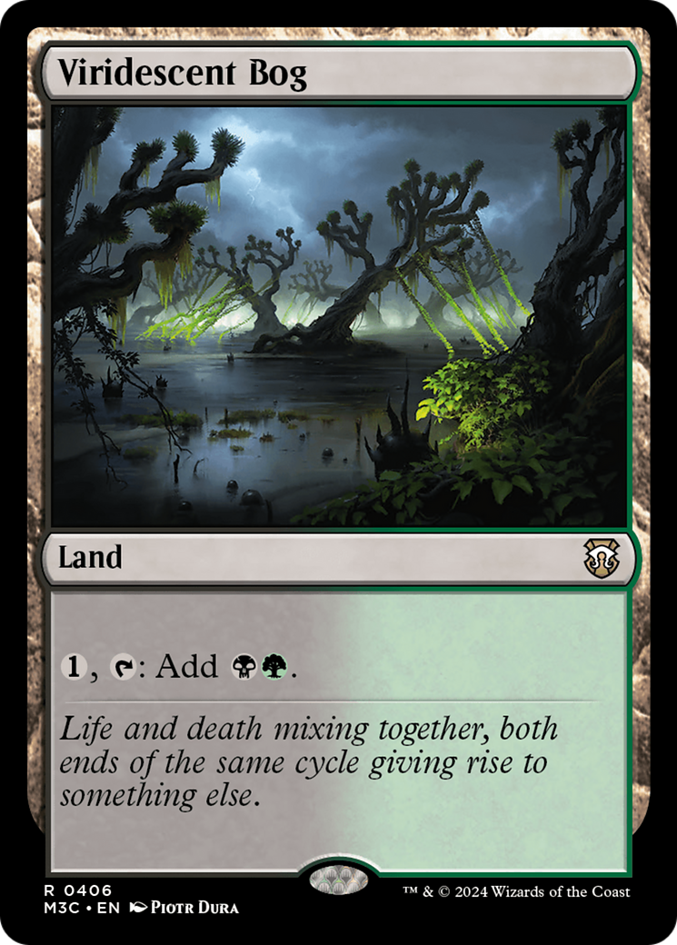 Viridescent Bog (Ripple Foil) [Modern Horizons 3 Commander] | Jack's On Queen