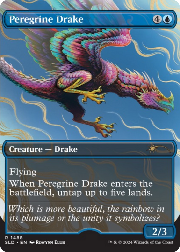 Peregrine Drake (Rainbow Foil) [Secret Lair Drop Series] | Jack's On Queen