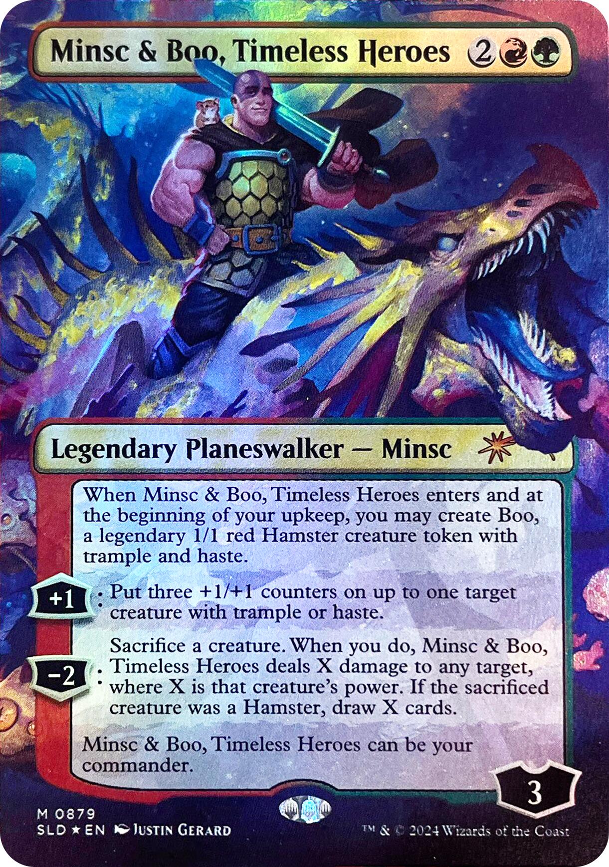 Minsc & Boo, Timeless Heroes (Rainbow Foil) [Secret Lair Drop Series] | Jack's On Queen