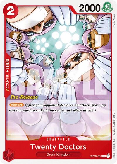 Twenty Doctors (OP08-003) [Two Legends Pre-Release Cards] | Jack's On Queen