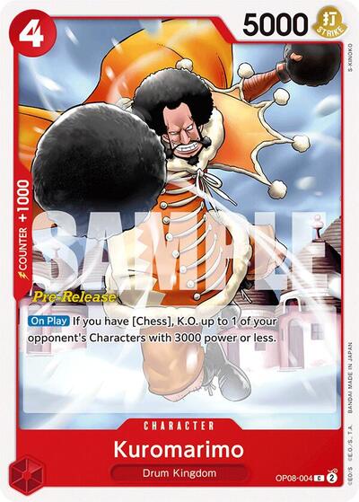 Kuromarimo (OP08-004) [Two Legends Pre-Release Cards] | Jack's On Queen