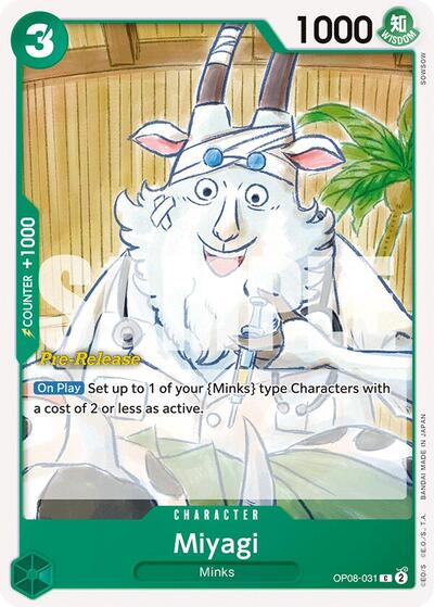 Miyagi (OP08-031) [Two Legends Pre-Release Cards] | Jack's On Queen