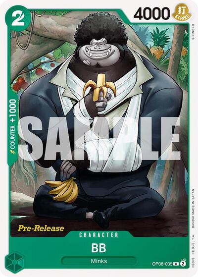 BB (OP08-035) [Two Legends Pre-Release Cards] | Jack's On Queen