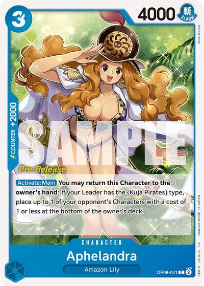 Aphelandra (OP08-041) [Two Legends Pre-Release Cards] | Jack's On Queen