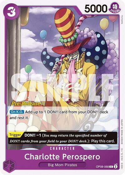 Charlotte Perospero (OP08-068) [Two Legends Pre-Release Cards] | Jack's On Queen