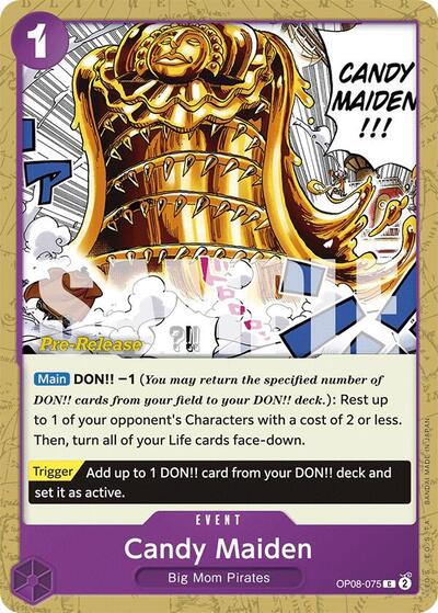 Candy Maiden (OP08-075) [Two Legends Pre-Release Cards] | Jack's On Queen