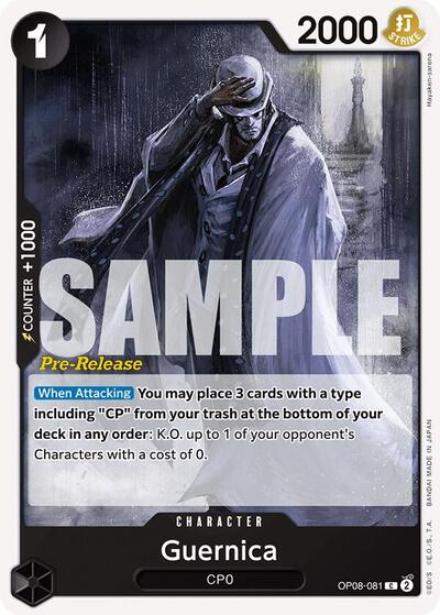 Guernica (OP08-081) [Two Legends Pre-Release Cards] | Jack's On Queen