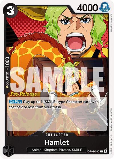 Hamlet (OP08-090) [Two Legends Pre-Release Cards] | Jack's On Queen