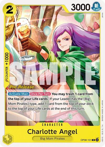 Charlotte Angel (OP08-101) [Two Legends Pre-Release Cards] | Jack's On Queen